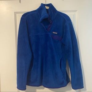 Patagonia ReTool Snap-T Fleece Pullover Royal Blue